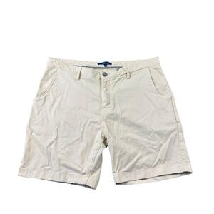 Shore Light Yellow Cotton Blend Chino Short Size 35 USA